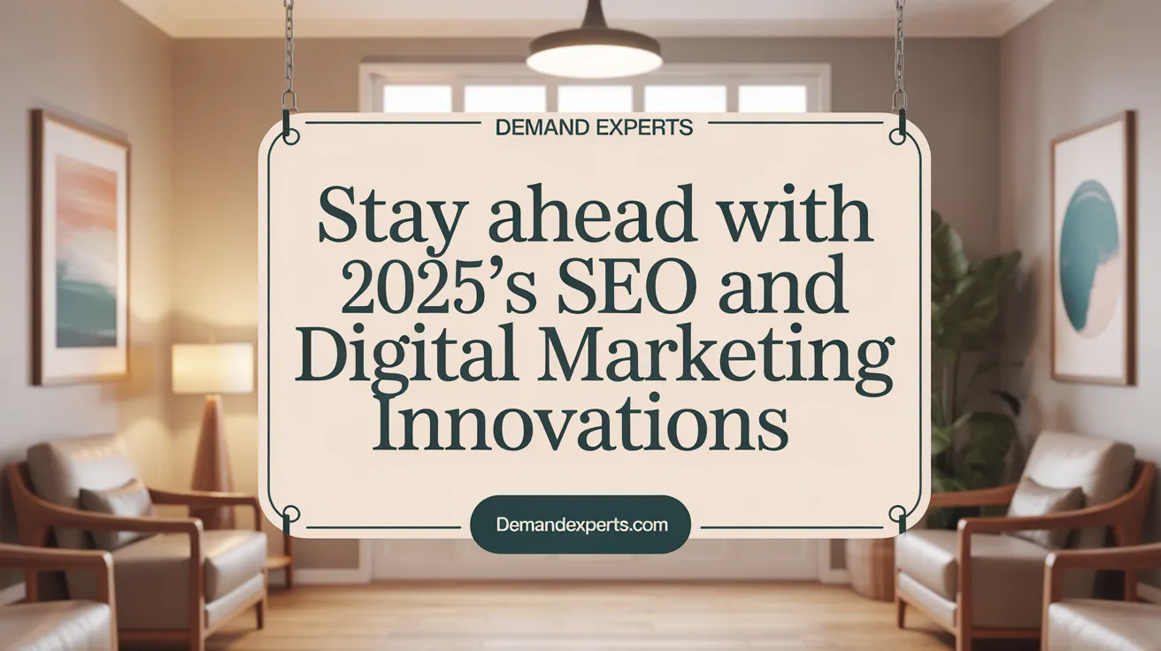 Stay ahead with 2025's top SEO and digital marketing innovations