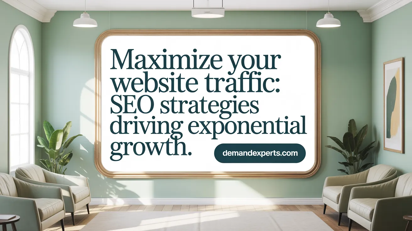Maximize your website traffic: SEO strategies driving exponential growth