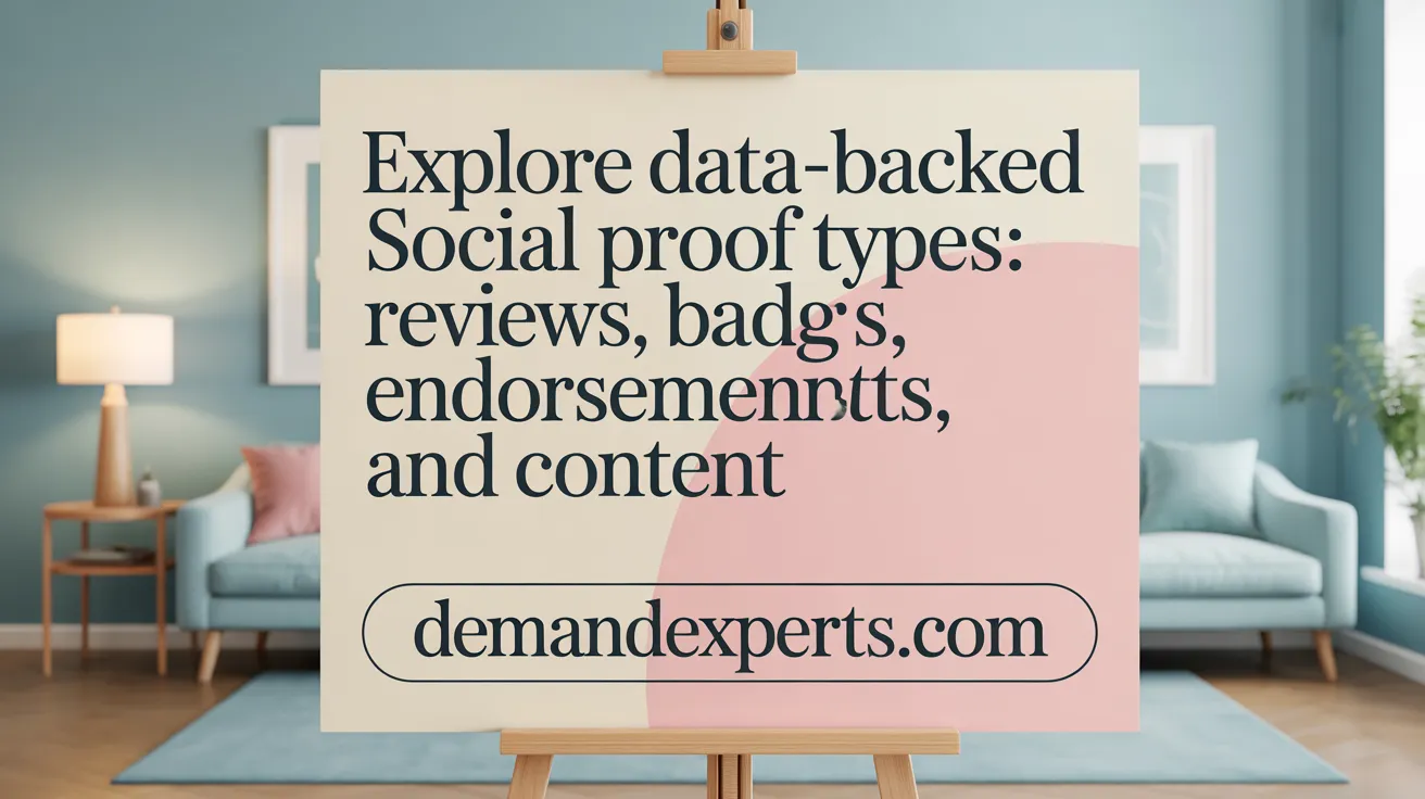 Explore Data-Backed Social Proof Types: Reviews, Endorsements, Badges, and Content