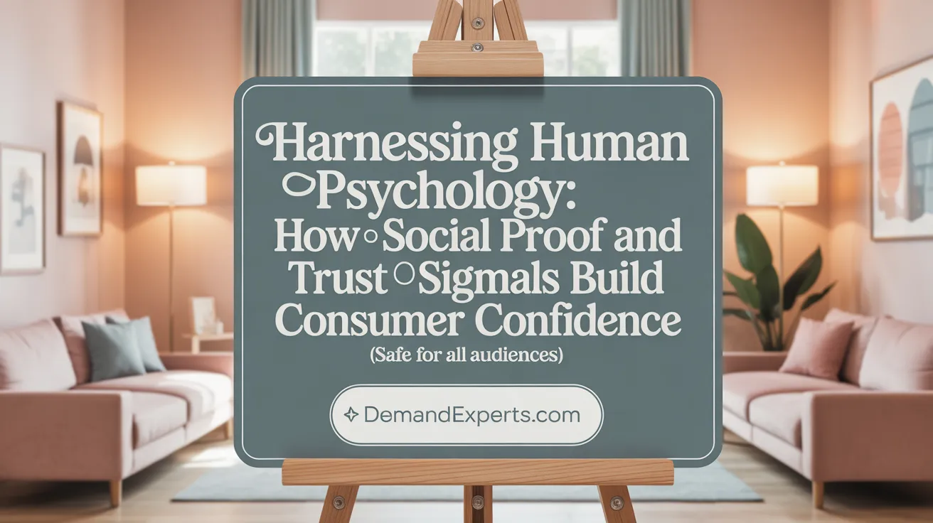Harnessing Human Psychology: How Social Proof and Trust Signals Build Consumer Confidence