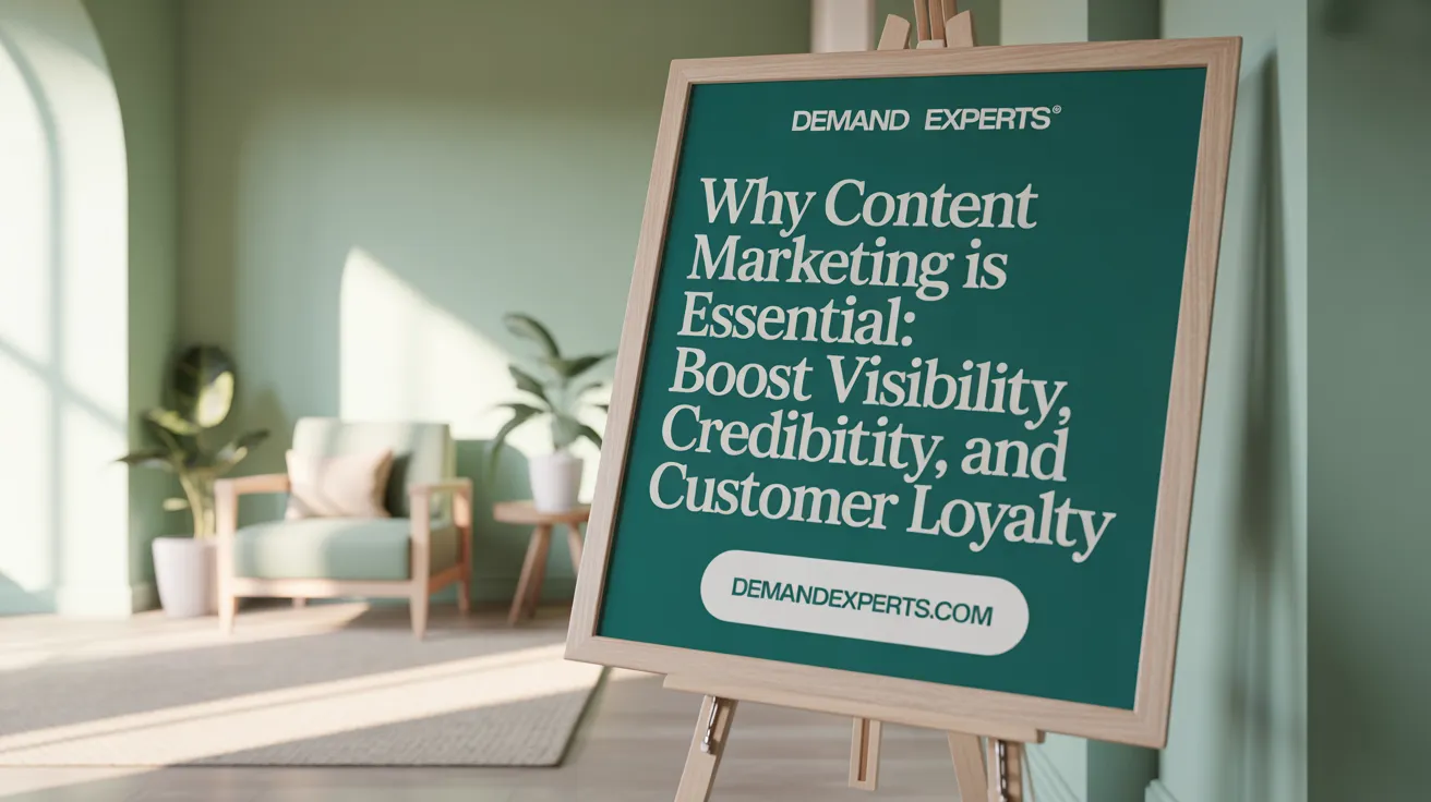Why Content Marketing Is Essential: Boost Visibility, Credibility, and Customer Loyalty