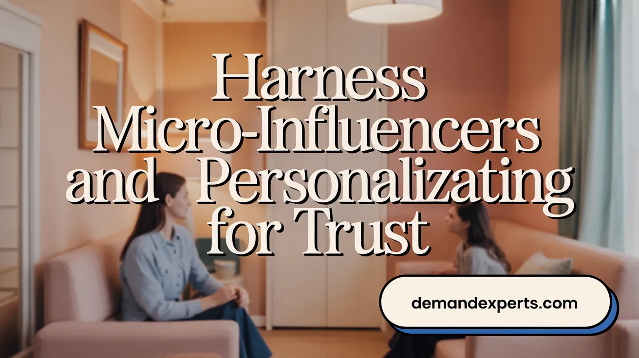 Harness Micro-Influencers and Personalization for Trust