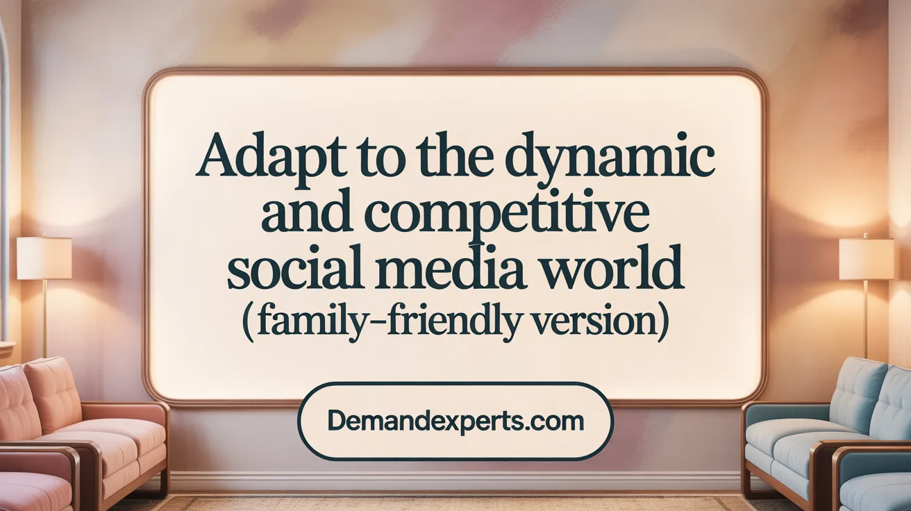 Adapt to the Dynamic and Competitive Social Media World