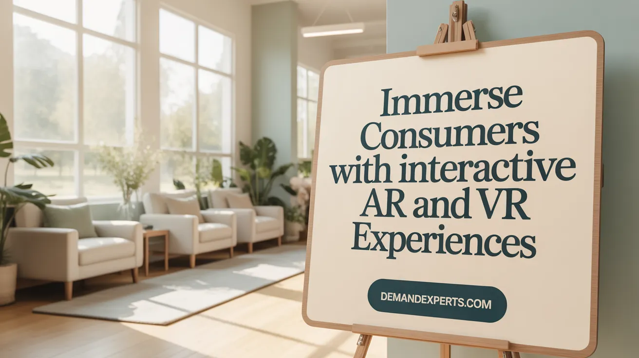 Immerse Consumers with AR and VR Experiences