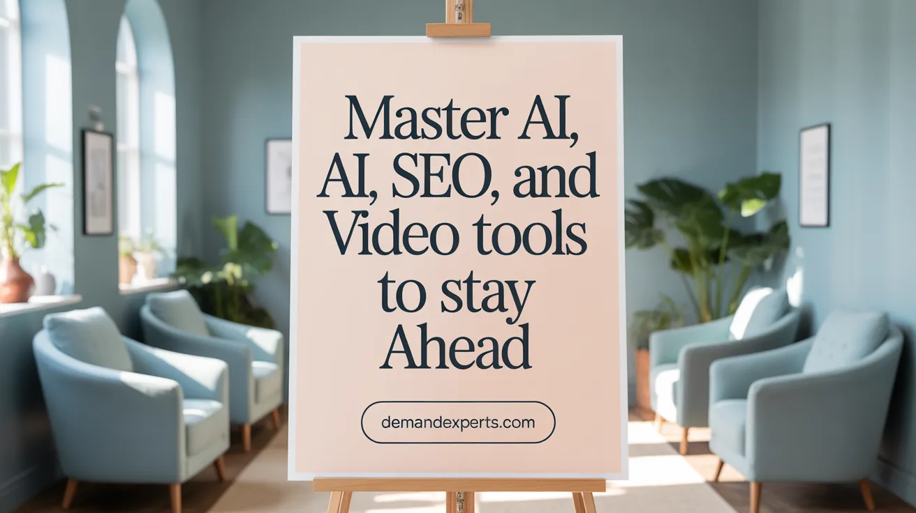 Master AI, SEO, and Video Tools to Stay Ahead