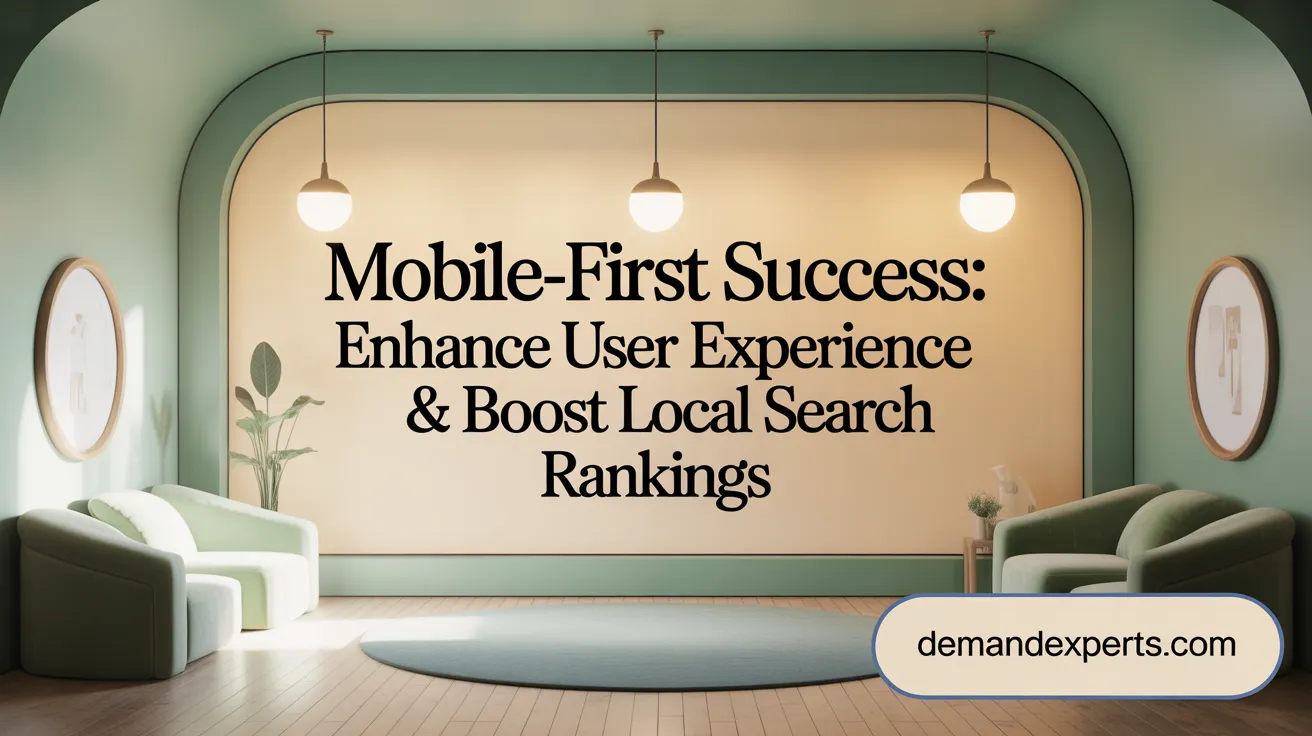Mobile-First Success: Enhance User Experience &amp; Boost Local Search Rankings