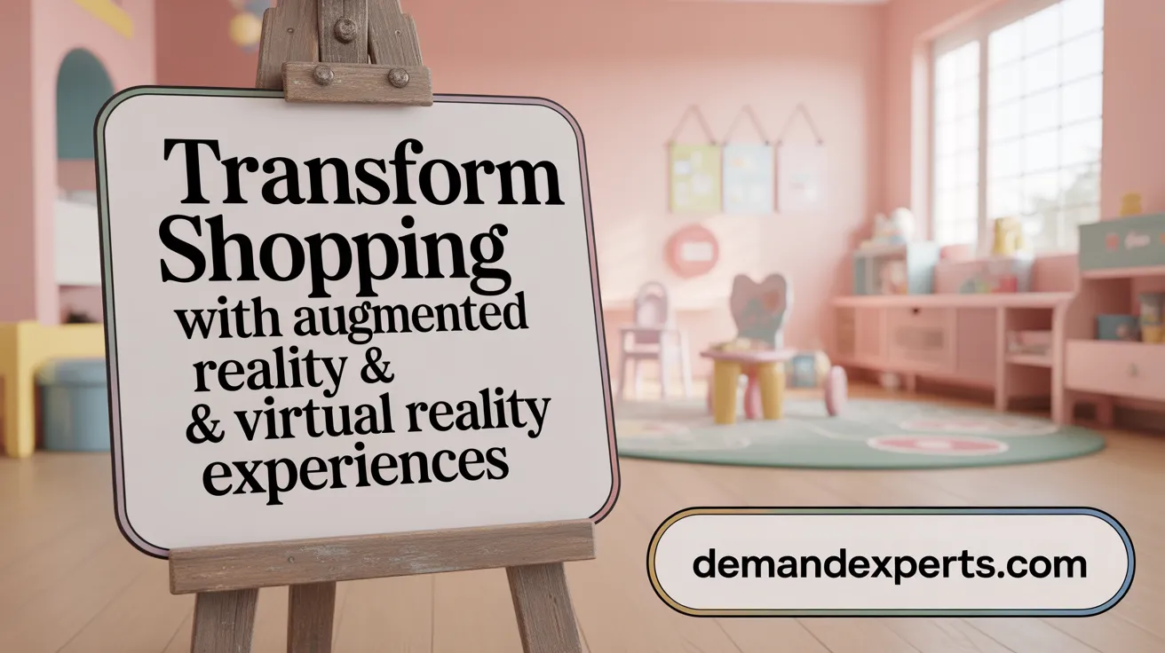 Transform Shopping with AR &amp; VR Experiences