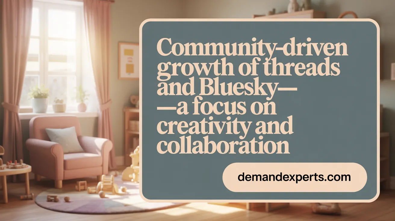Community-Driven Growth of Threads and BlueSky