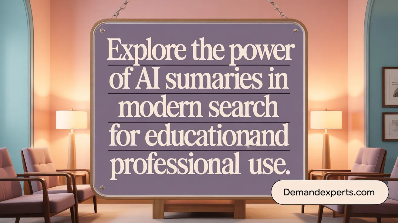 Explore the Power of AI Summaries in Modern Search