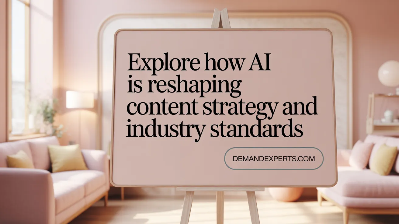 Explore How AI is Reshaping Content Strategy and Industry Standards