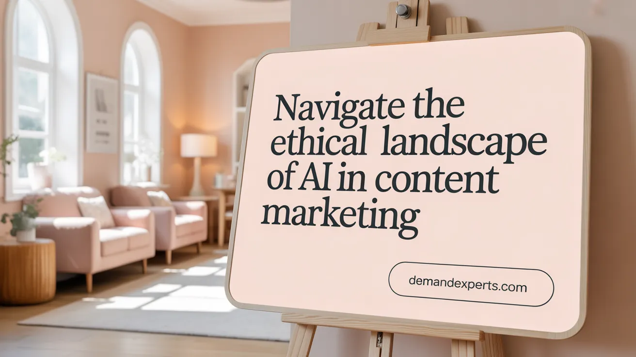 Navigate the Ethical Landscape of AI in Content Marketing