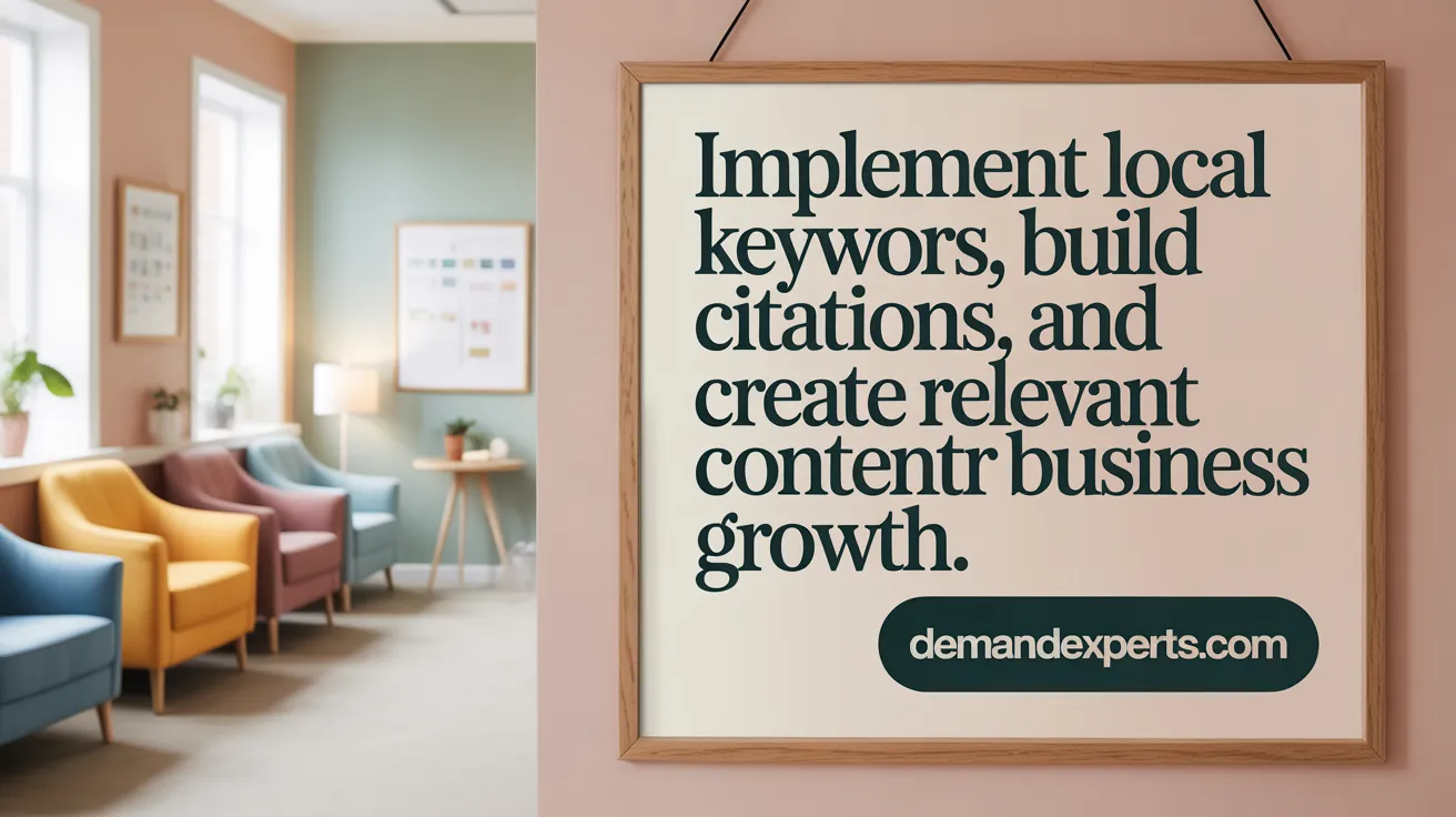 Implement Local Keywords, Build Citations, and Create Relevant Content for Dominance