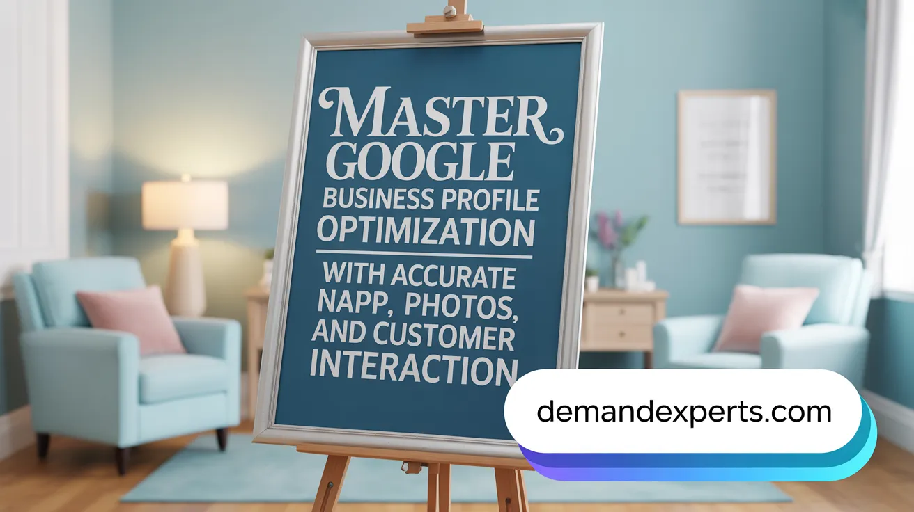 Master Google Business Profile Optimization with Accurate NAP, Photos, and Customer Interaction