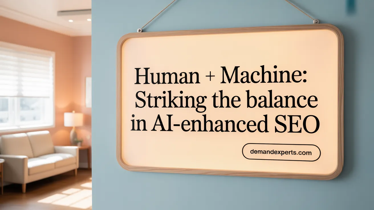Human + Machine: Striking the Balance in AI-Enhanced SEO