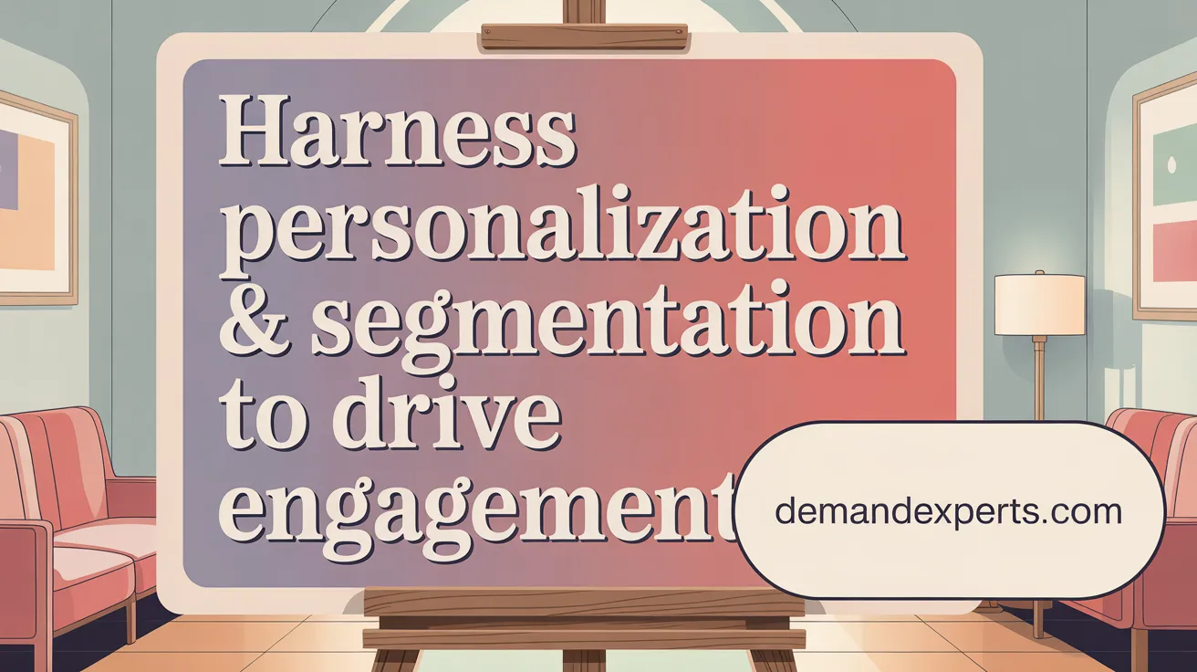 Harness Personalization &amp; Segmentation to Drive Results