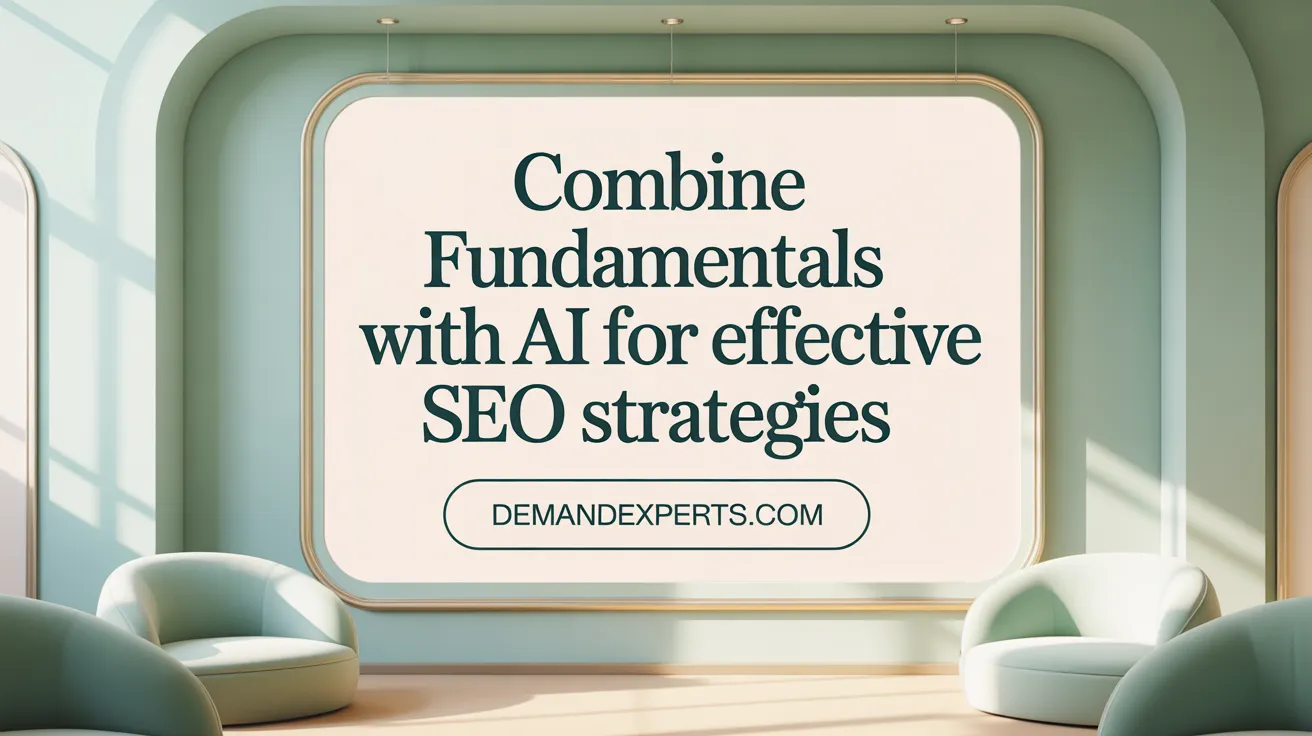Combine Fundamentals with AI for Optimal SEO