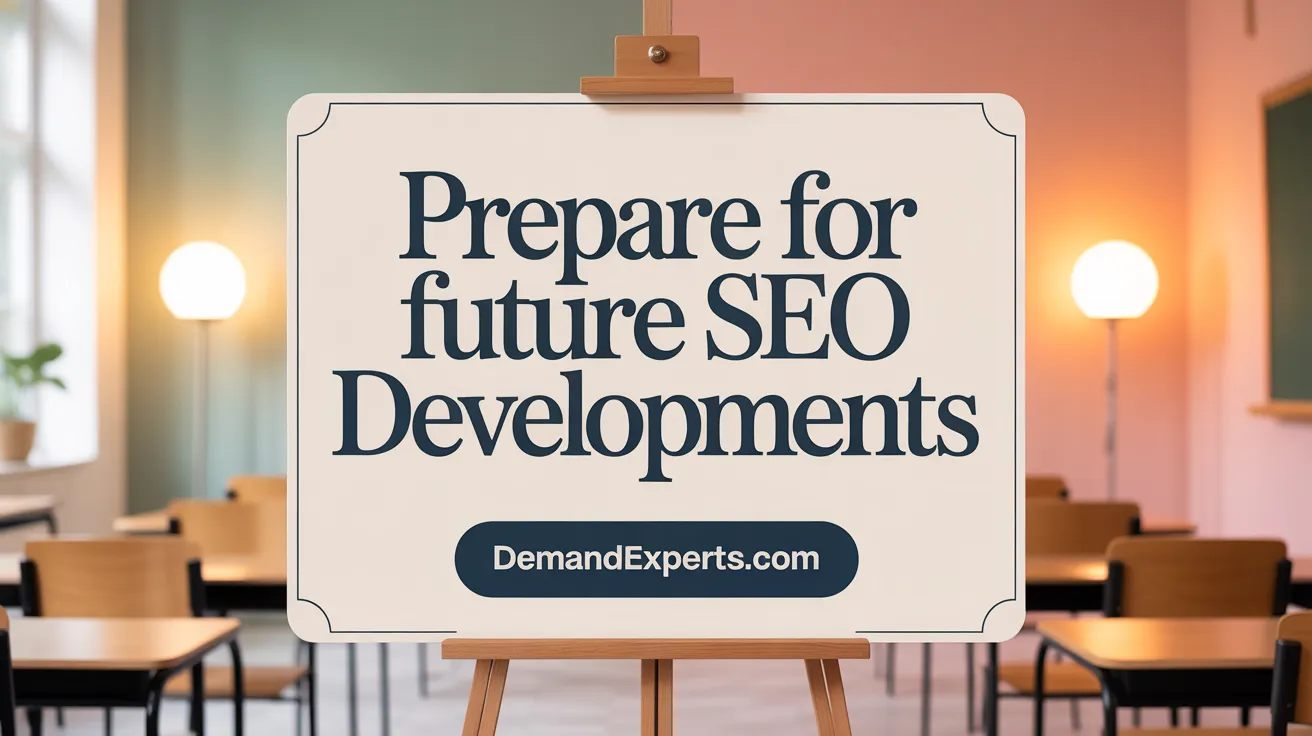 Prepare for Future SEO Developments