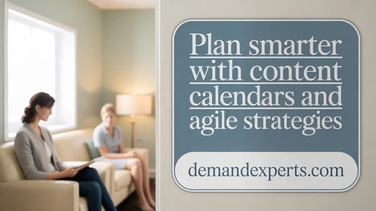 Plan Smarter with Content Calendars and Agile Strategies