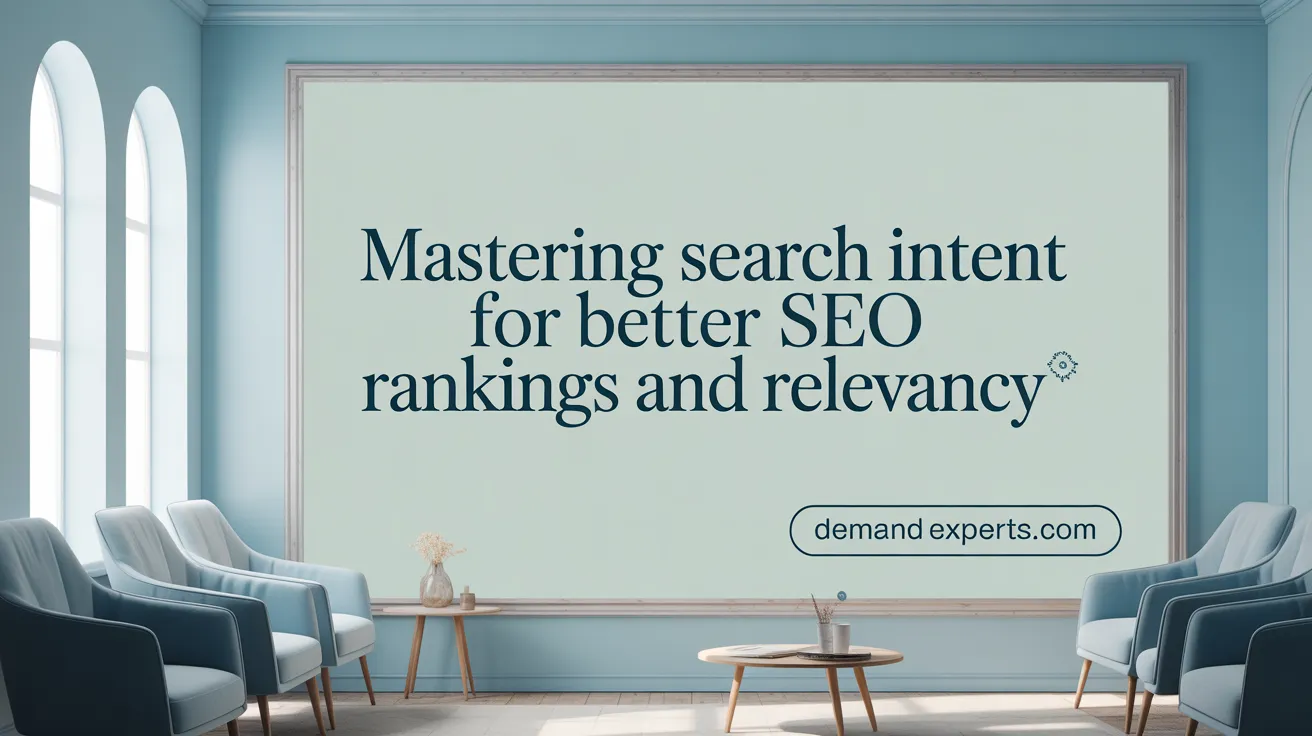 Mastering Search Intent for Better SEO Rankings and Relevancy