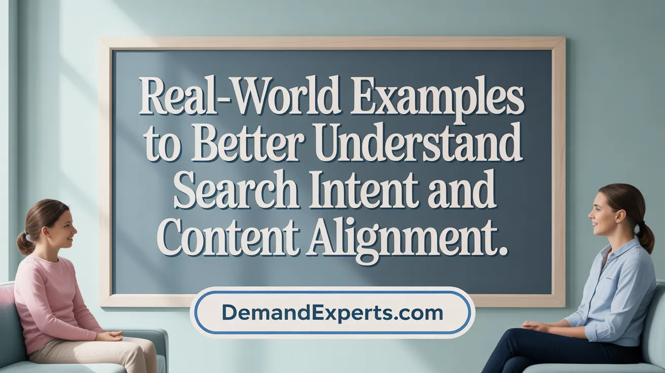 Real-World Examples to Better Understand Search Intent and Content Alignment