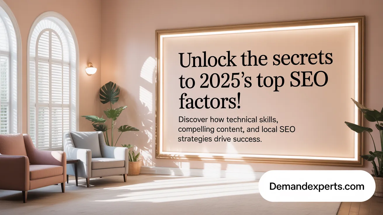Unlock the Secrets to 2025's Top SEO Factors! Discover how technical skills, compelling content, and local SEO strategies drive success.