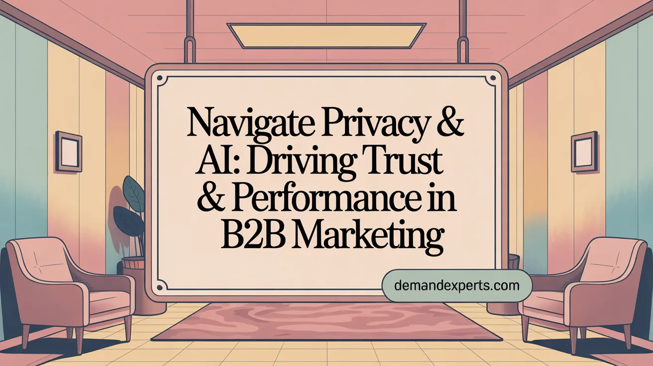 Navigate Privacy &amp; AI: Driving Trust &amp; Performance in B2B Marketing