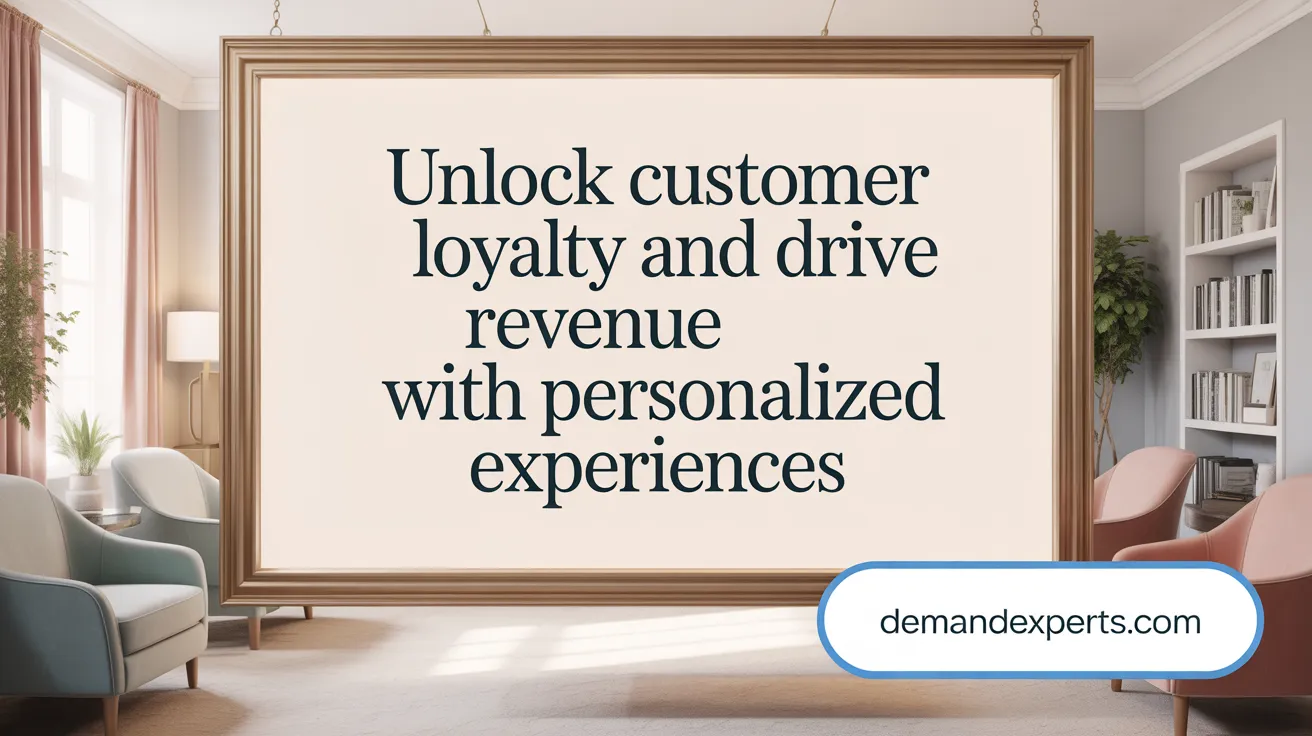 Unlock Customer Loyalty and Drive Revenue with Personalized Experiences
