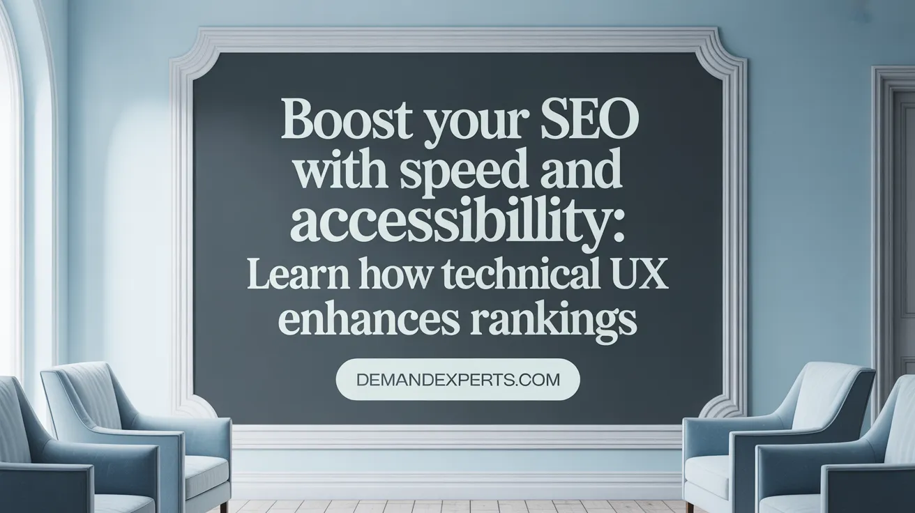 Boost Your SEO with Speed and Accessibility: Learn How Technical UX Enhances Rankings