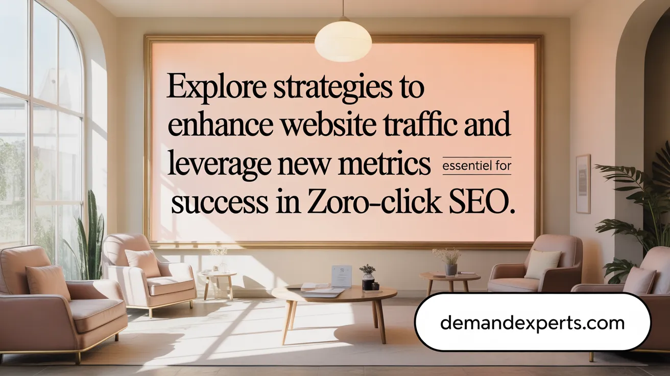 Explore strategies to counteract traffic loss and leverage new metrics essential for success in zero-click SEO.