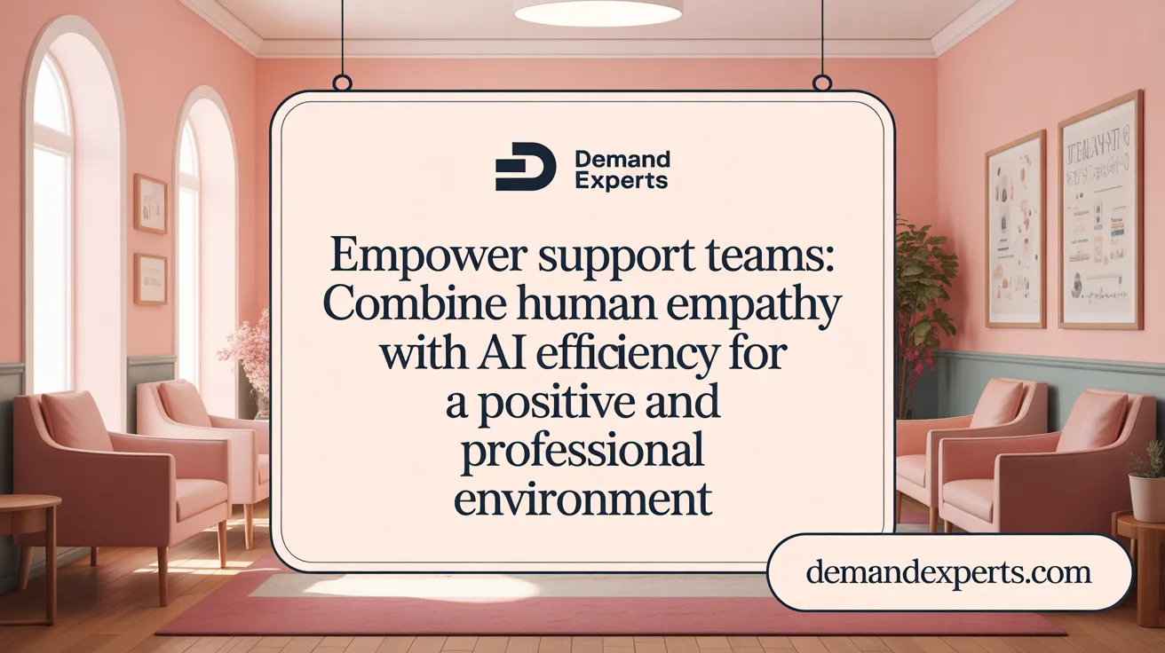 Empower Support Teams: Combine Human Empathy with AI Efficiency