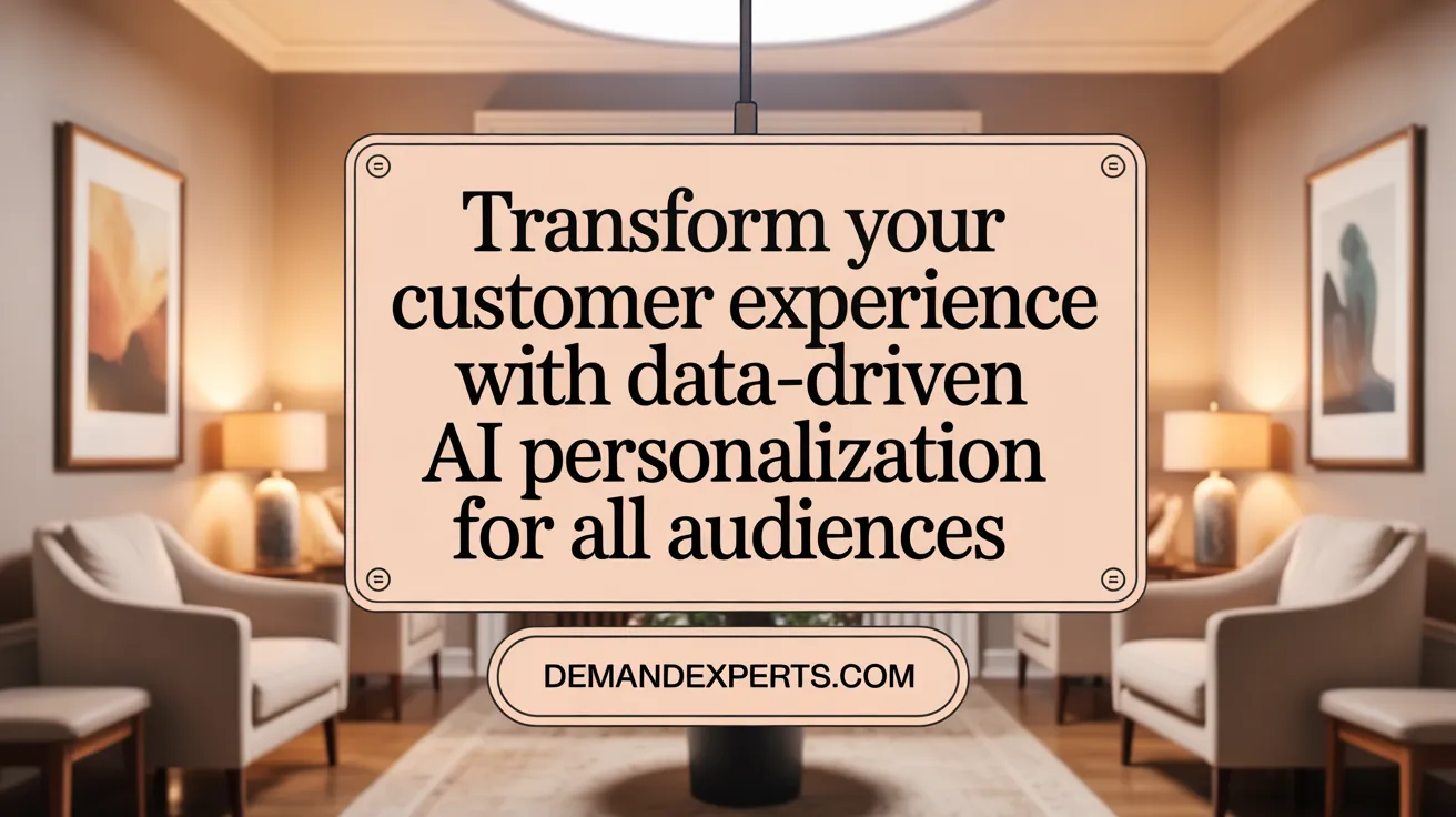 Transform Your Customer Experience with Data-Driven AI Personalization