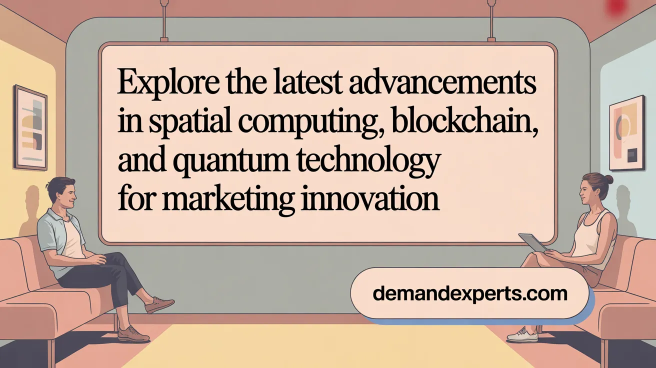 Immerse yourself in the latest breakthroughs in spatial computing, blockchain, and quantum tech for marketing