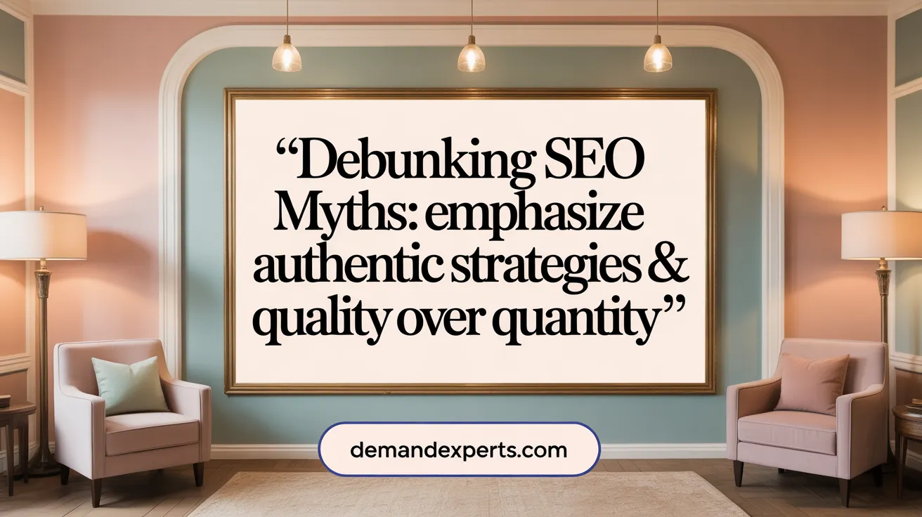 Debunking SEO Myths: Emphasize Long-term Strategies & Quality Over Quantity
