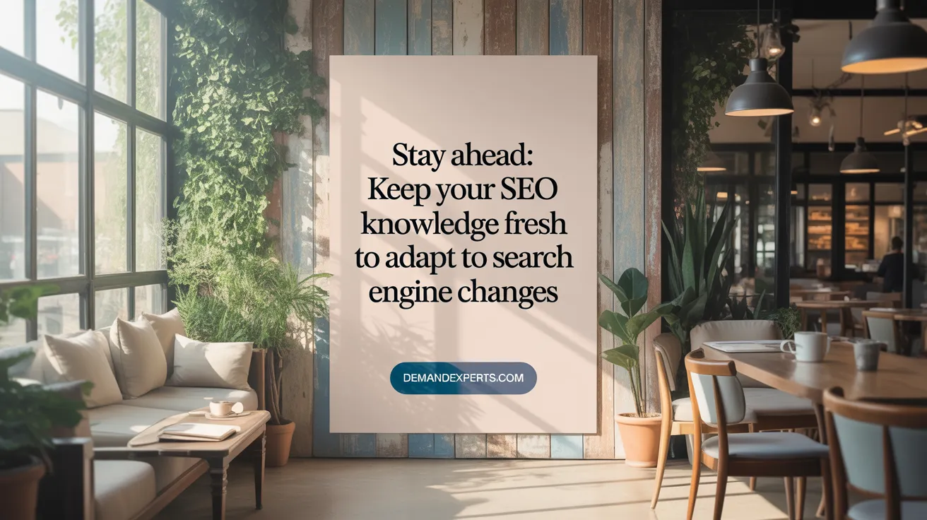 Stay Ahead: Keep Your SEO Knowledge Fresh to Adapt to Search Engine Changes