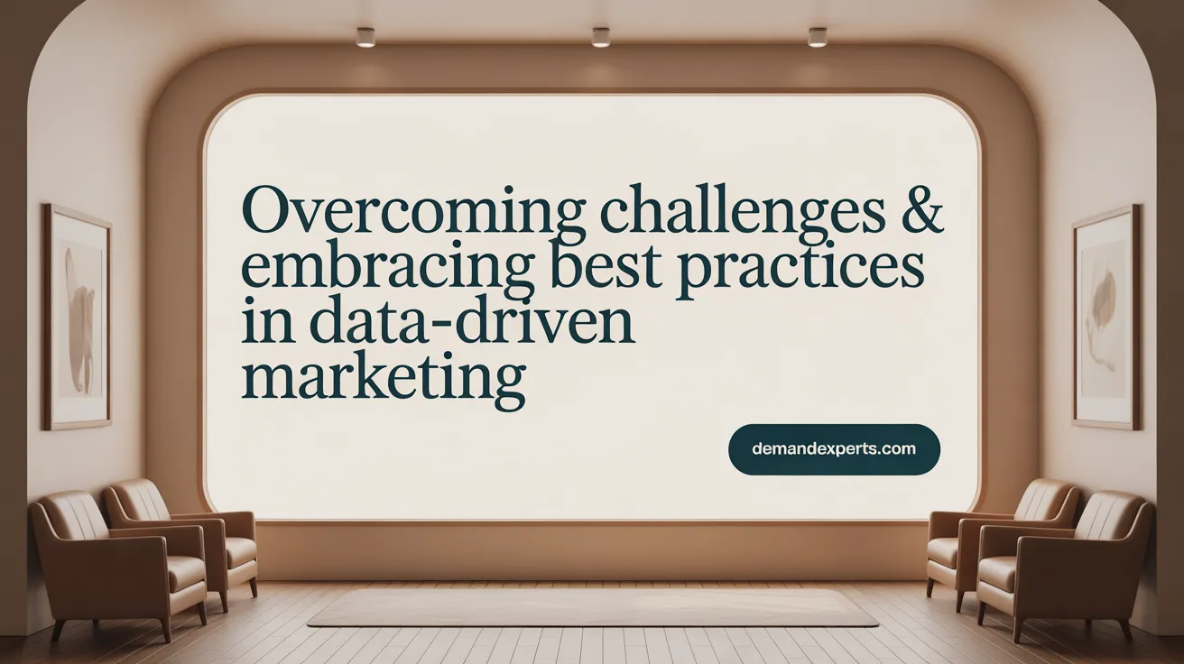 Overcoming Challenges &amp; Embracing Best Practices in Data-Driven Marketing