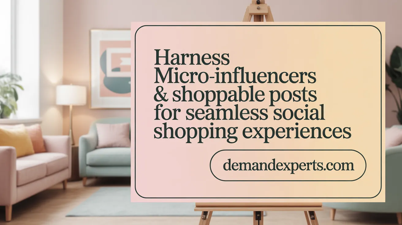Harness Micro-Influencers &amp; Shoppable Posts for Seamless Social Shopping Experiences