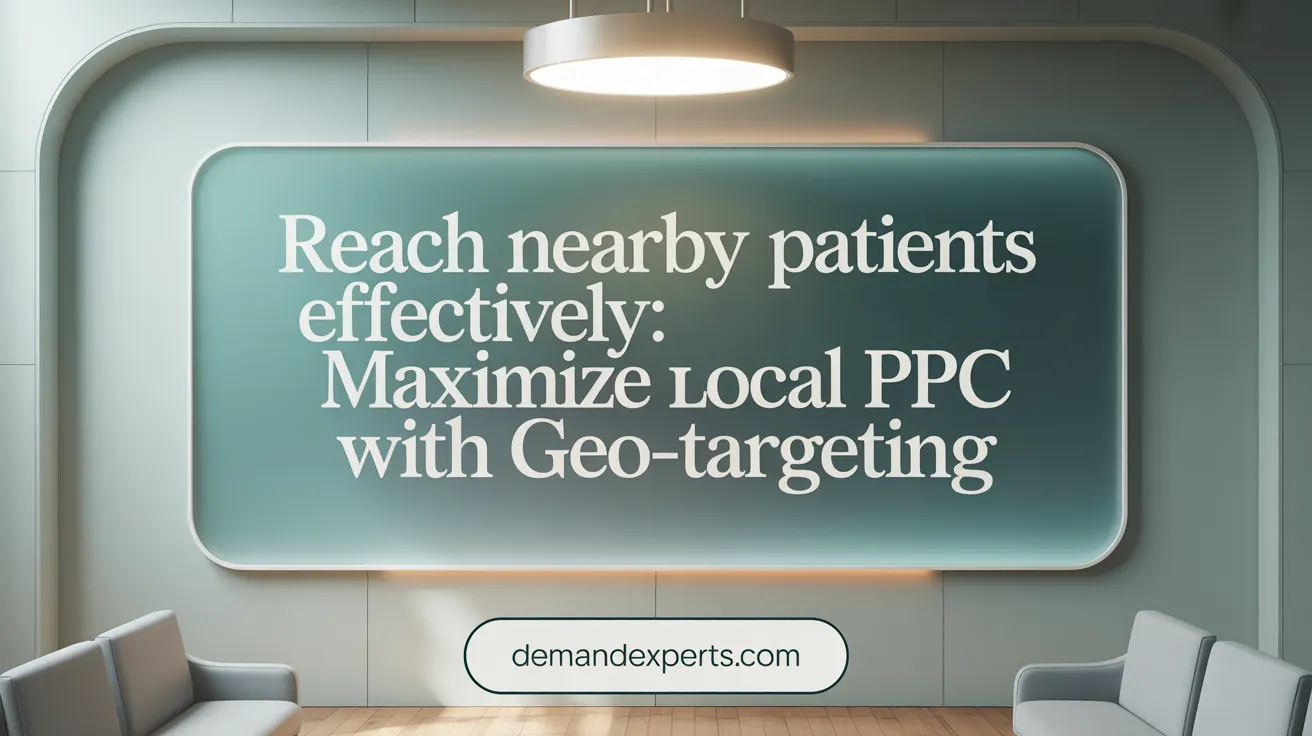 Reach Nearby Patients Effectively: Maximize Local PPC with Geo-Targeting