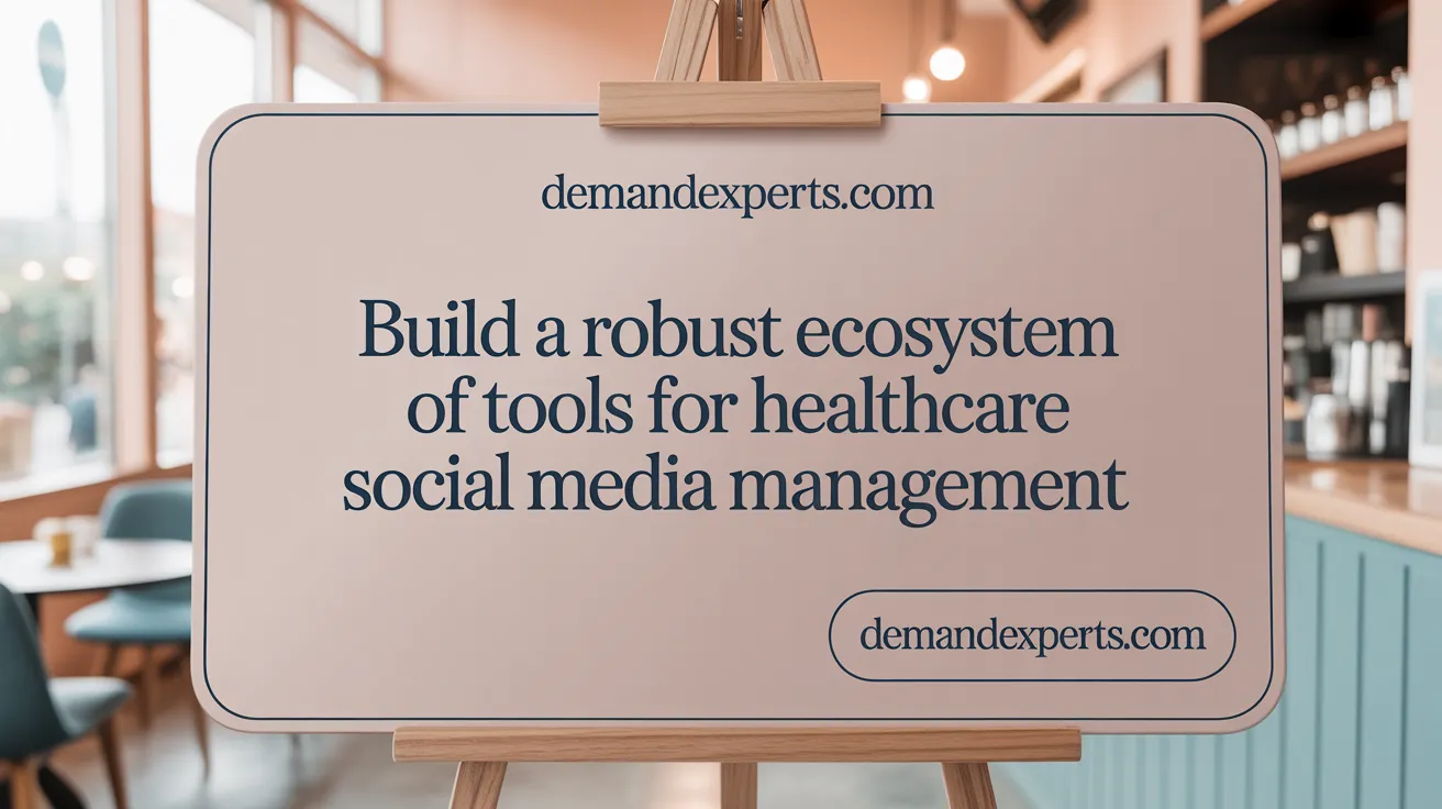 Build a Robust Ecosystem of Tools for Healthcare Social Media Management