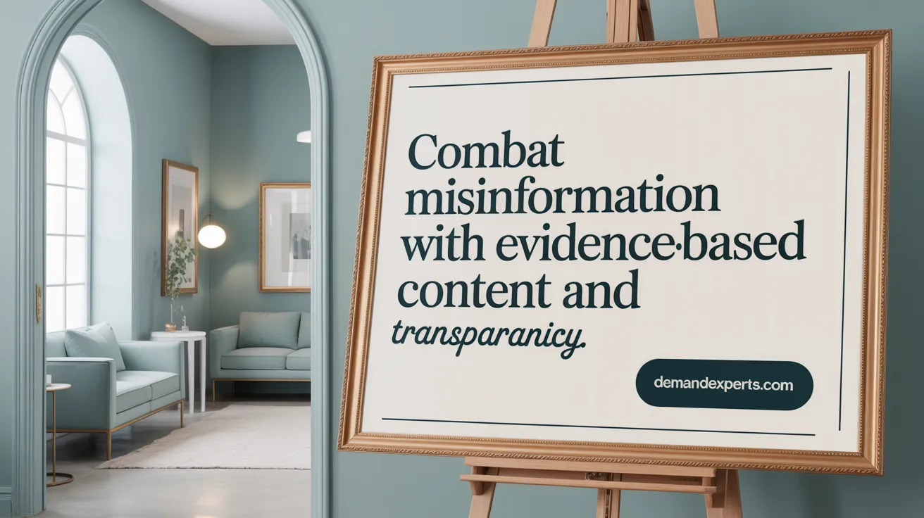 Combat Misinformation with Evidence-Based Content and Transparency