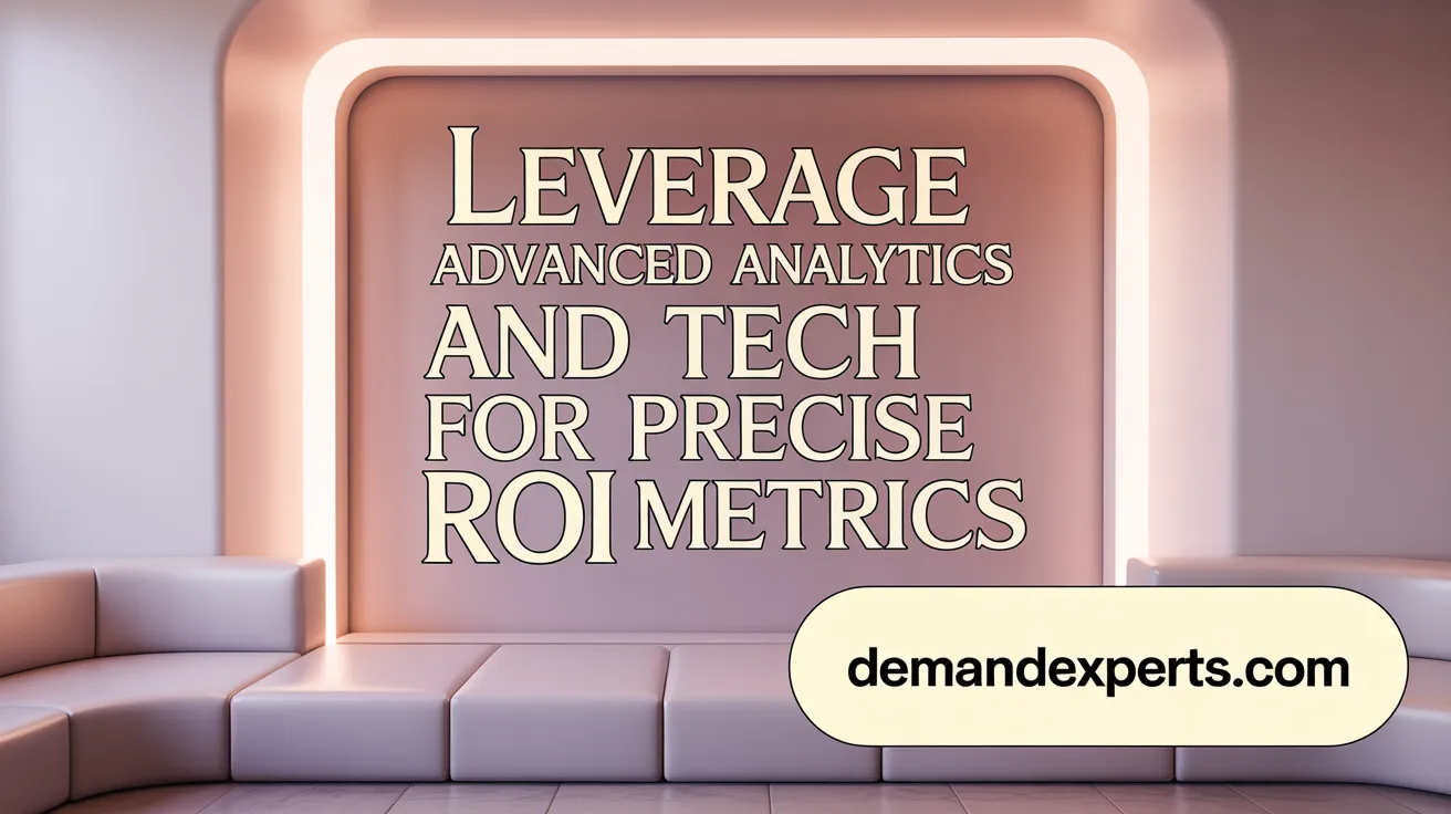 Leverage Advanced Analytics and Tech for Precise ROI Metrics
