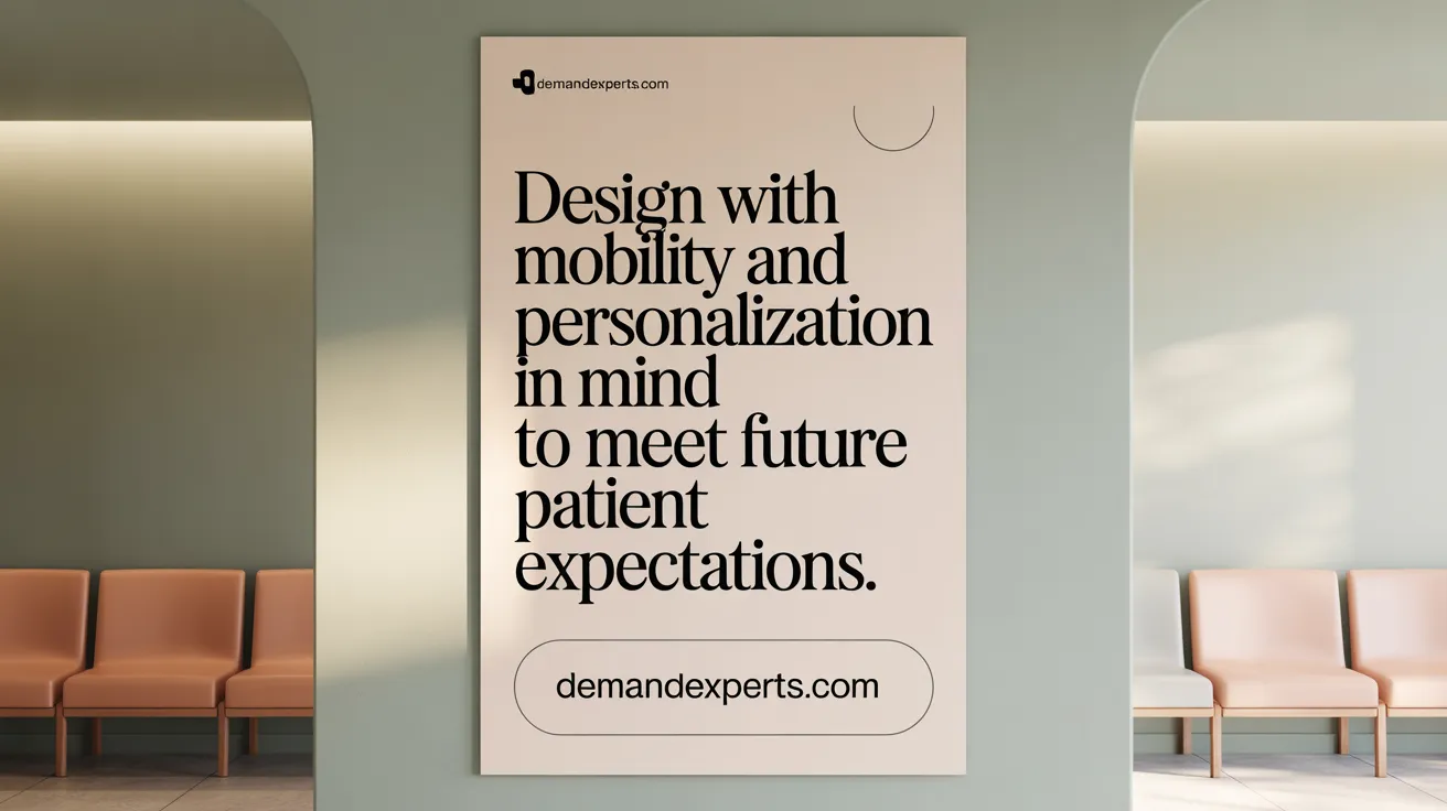 Design with mobility and personalization in mind to meet future patient expectations