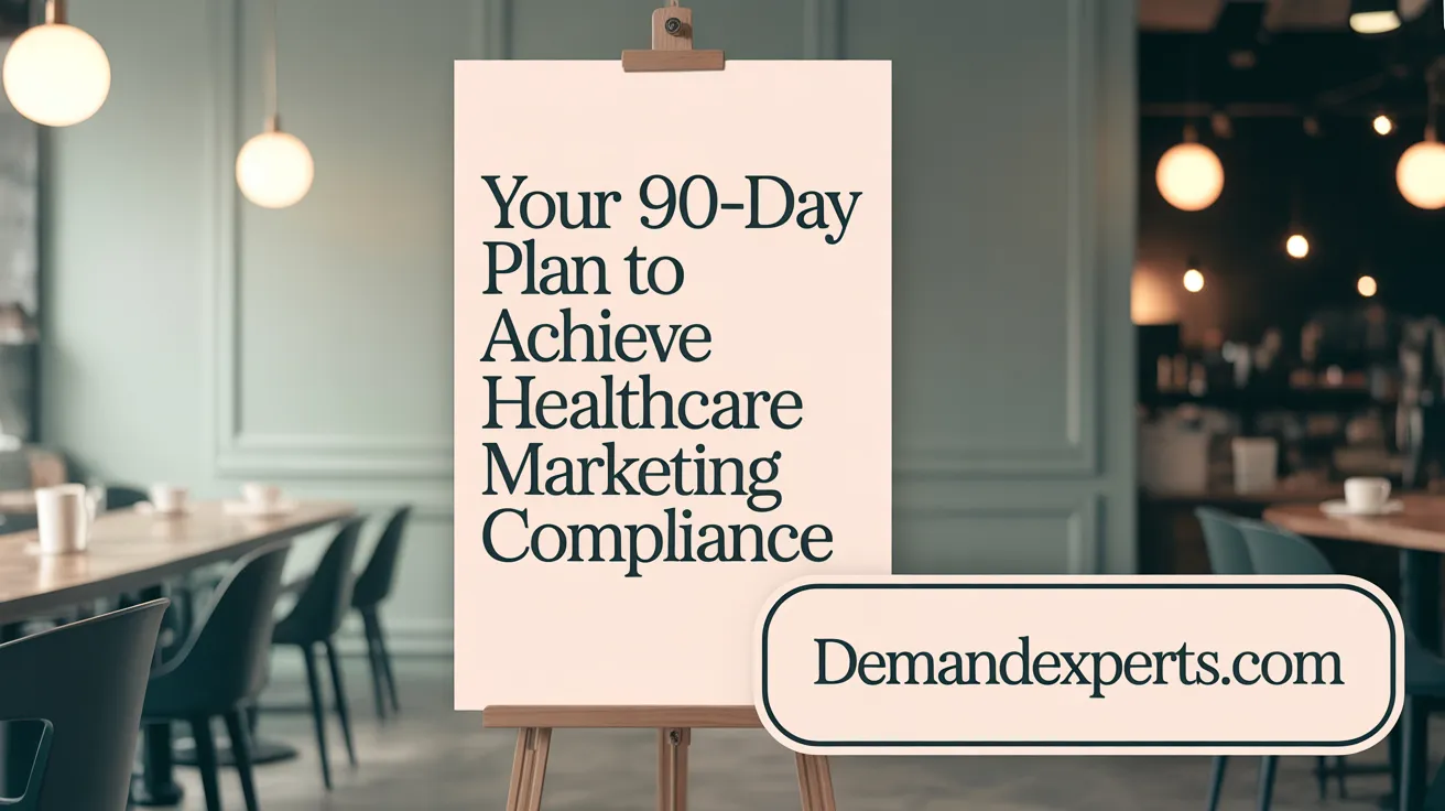 Your 90-Day Plan to Achieve Healthcare Marketing Compliance