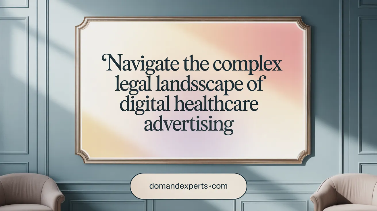 Navigate the Complex Legal Landscape of Digital Healthcare Advertising