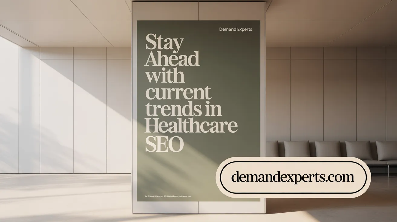 Stay Ahead with Current Trends in Healthcare SEO