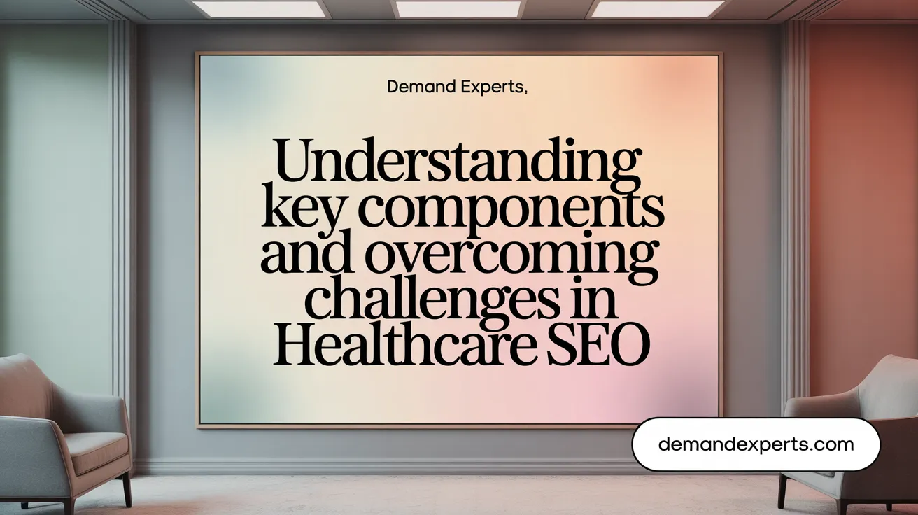 Understanding Key Components and Overcoming Challenges in Healthcare SEO