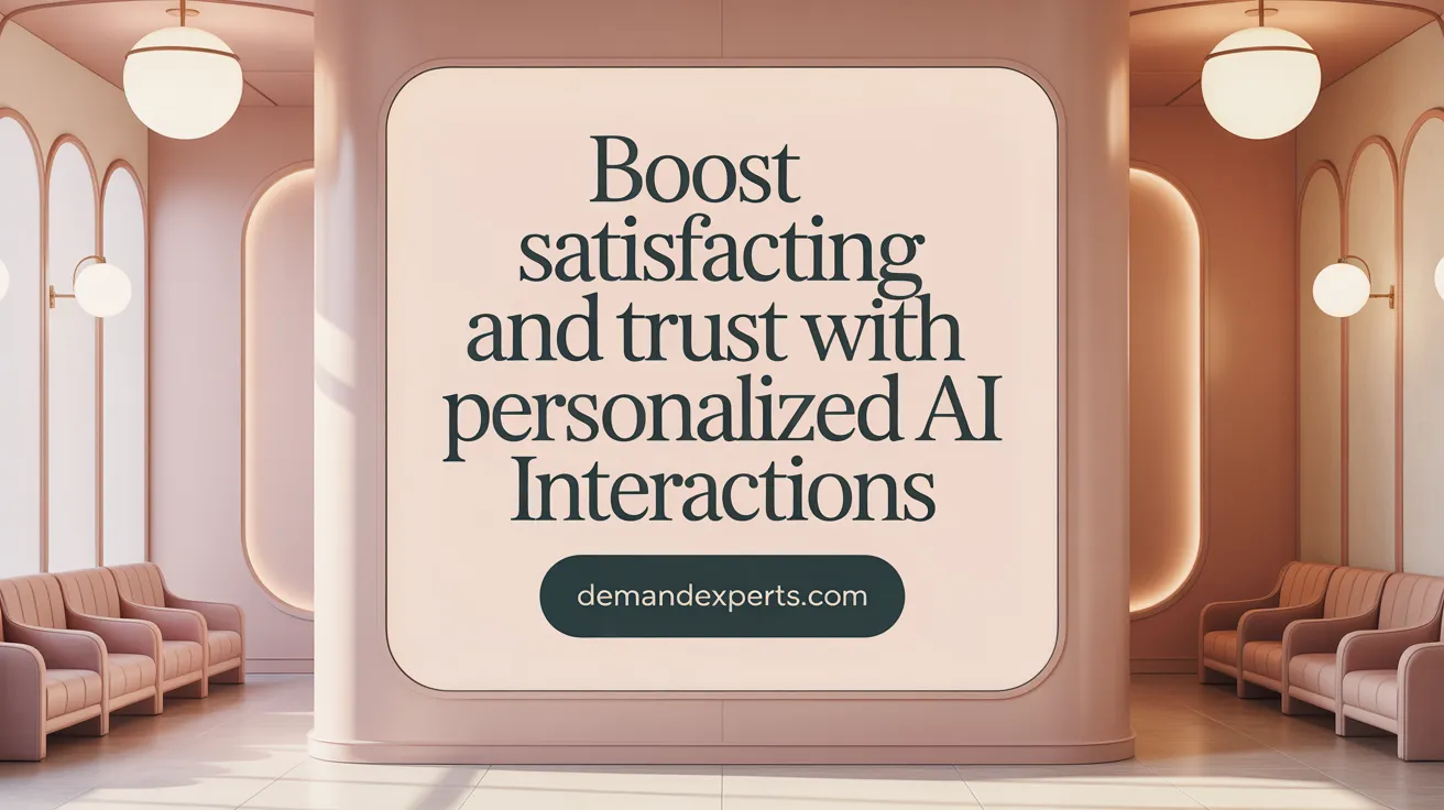 Boost Satisfaction and Trust with Personalized AI Interactions