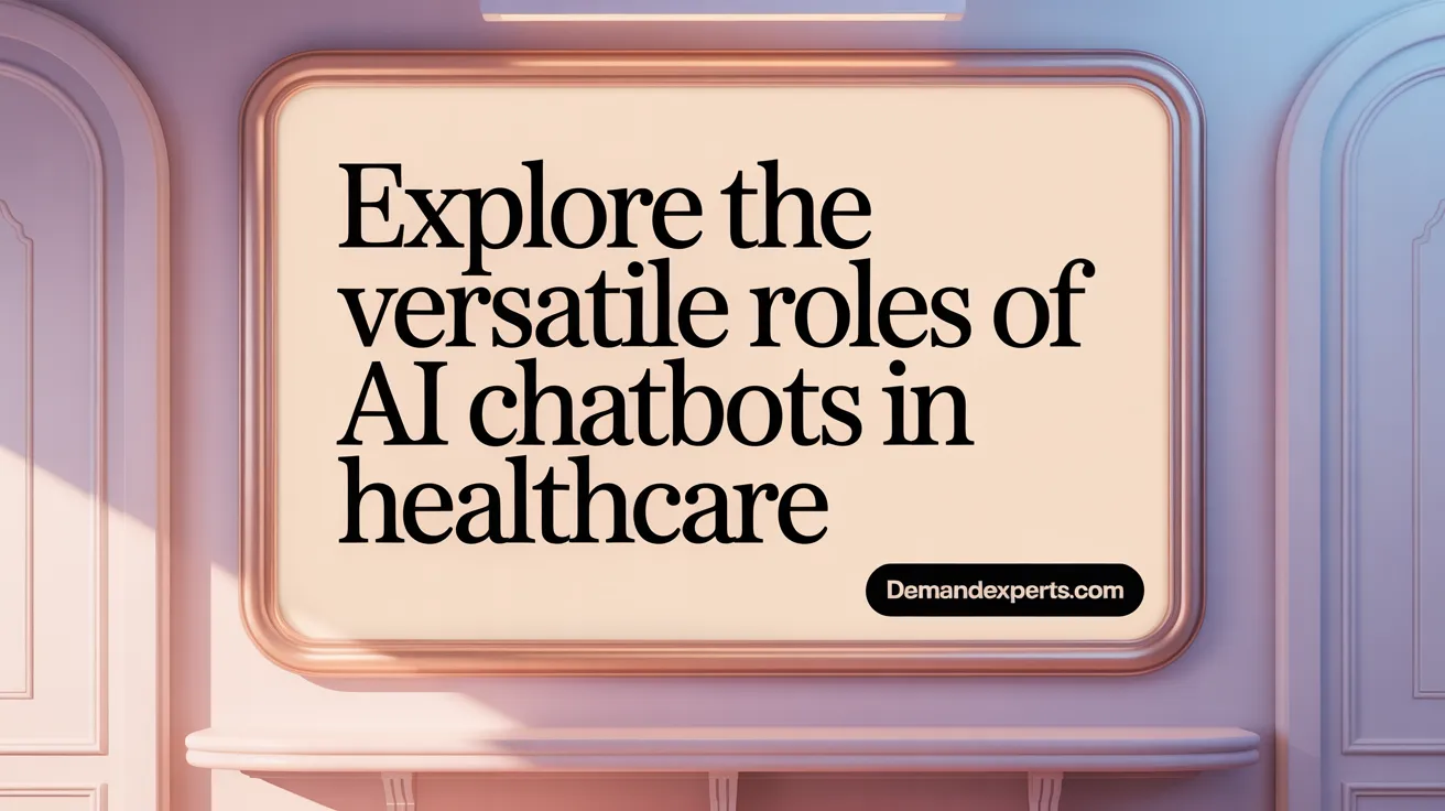 Explore the Versatile Roles of AI Chatbots in Healthcare