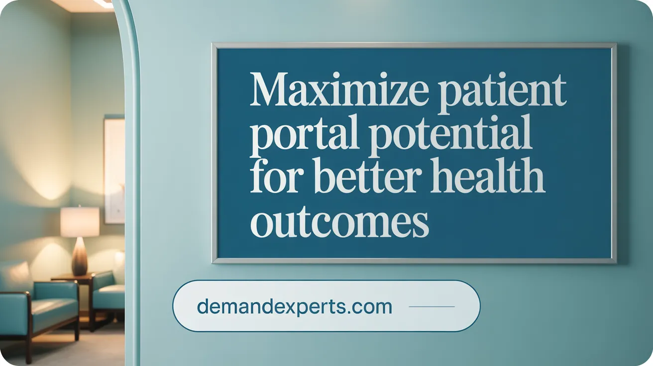 Maximize Patient Portal Potential for Better Health Outcomes