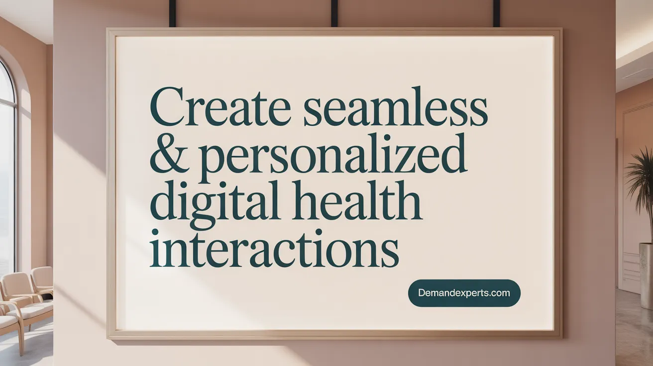 Create Seamless & Personalized Digital Health Interactions