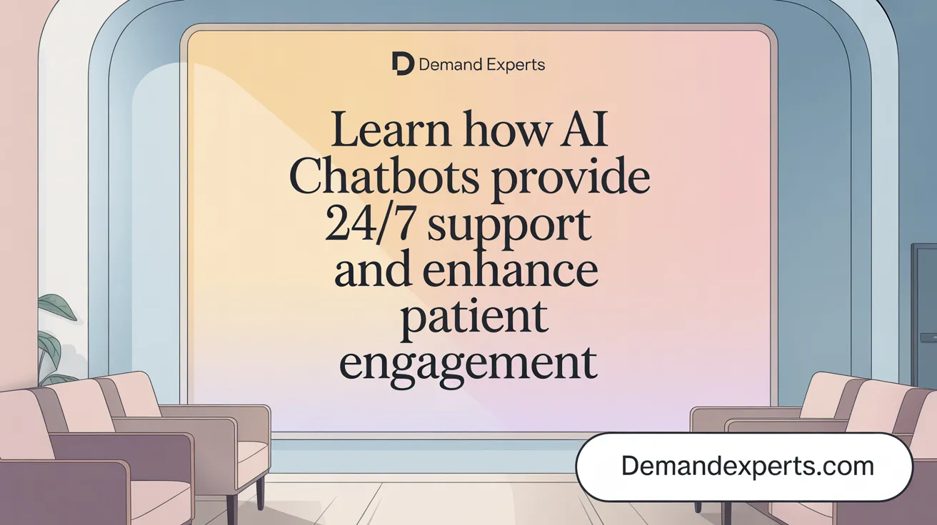 Learn how AI chatbots provide 24/7 support and enhance patient engagement